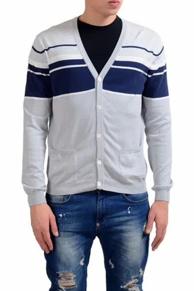 MALO MALO HERREN MEHRFARBIG LICHT STRICKJACKE PULLOVER GRÖSSE M XL