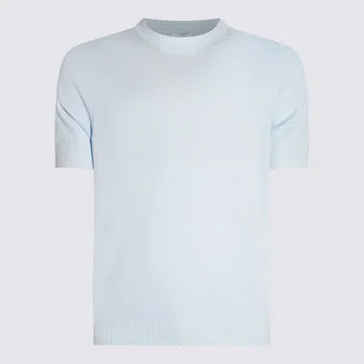 MALO LIGHT BLUE COTTON T-SHIRT