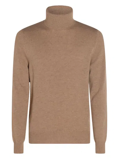 MALO MOCK-NECK RIBBED SWEATER