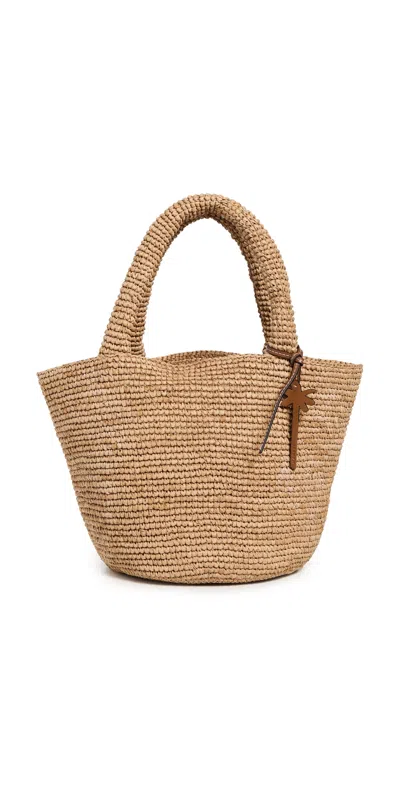 MANEBI MEDIUM SUMMER BAG TAN