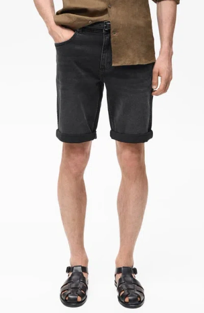 MANGO MANGO DENIM BERMUDA SHORTS