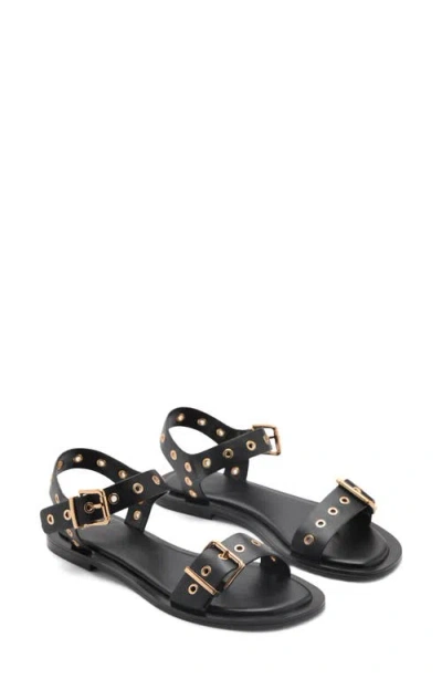 MANGO MANGO GROMMET STRAP SANDAL