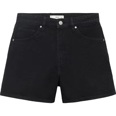 MANGO MANGO HIGH WAIST DENIM SHORTS
