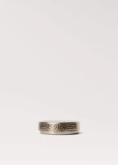 MANGO HOME BOÎTE MÉTAL MOYENNE EN MÉTAL MARTELÉ ARGENT - HOME - S - MANGO HOME