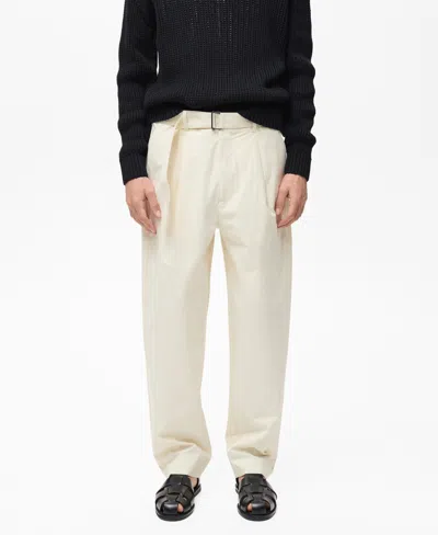 MANGO MEN'S RELAXED TECHNICAL PANTS