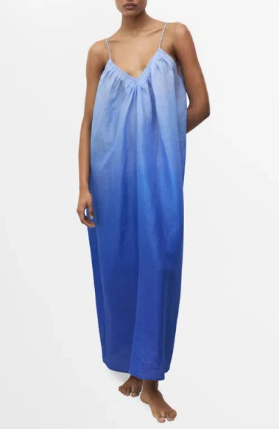 MANGO MANGO OMBRÉ RAMIE NIGHTGOWN