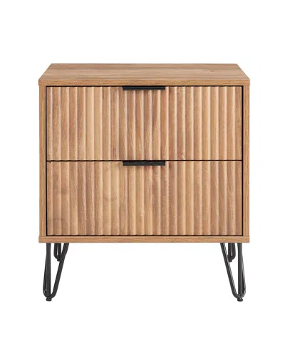 MANHATTAN COMFORT DUMBO 2-DRAWER MODERN NIGHTSTAND