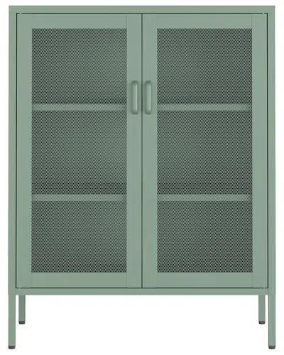 MANHATTAN COMFORT MANHATTAN COMFORT AMELIA MODERN ACCENT CABINET WITH 3 ADJUSTABLE SHELVES