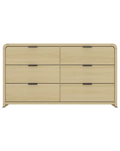 MANHATTAN COMFORT MANHATTAN COMFORT GRACE MODERN DOUBLE DRESSER WITH 6 DRAWERS
