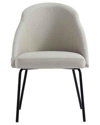 MANHATTAN COMFORT MANHATTAN COMFORT GRACIE MODERN LEATHERETTE DINING CHAIR WITH STEEL LEGS