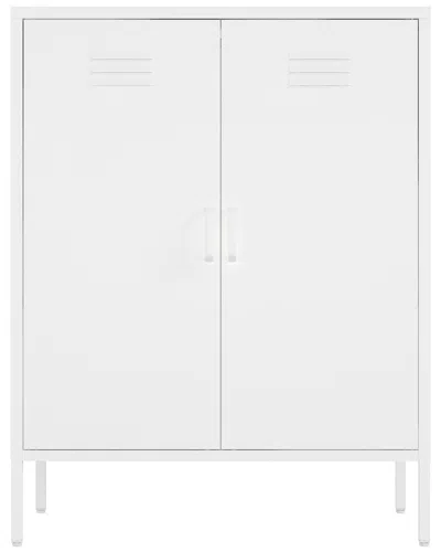 MANHATTAN COMFORT MANHATTAN COMFORT NAOMI MODERN ACCENT CABINET WITH 3 ADJUSTABLE SHELVES