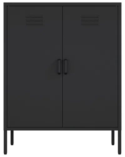 MANHATTAN COMFORT MANHATTAN COMFORT NAOMI MODERN ACCENT CABINET WITH 3 ADJUSTABLE SHELVES