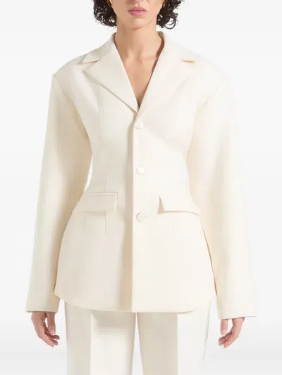 MANIÈRE DE VOIR CLAIRE WIDE-SHOULDER BLAZER