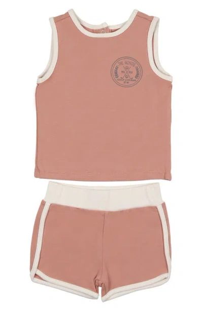 MANIERE MANIÈRE KIDS' MONTEE GOLF COURSE TANK TOP & SHORTS SET