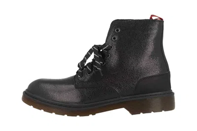 MANITU MANITU STIEFELETTEN 962044-1 DAMENSCHUHE ÜBERGRÖSSEN SCHWARZ