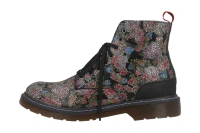 MANITU MANITU STIEFELETTEN 962052-0 DAMENSCHUHE ÜBERGRÖSSEN MEHRFARBIG