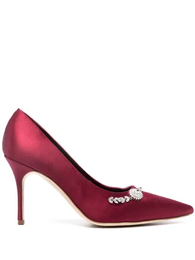 MANOLO BLAHNIK 90MM LAMIK PUMPS