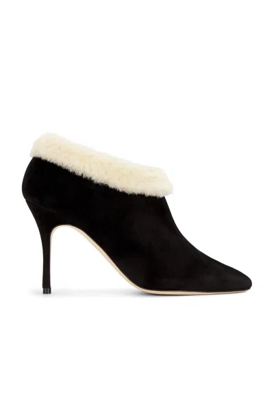 MANOLO BLAHNIK ESCARIA 90 SUEDE BOOT