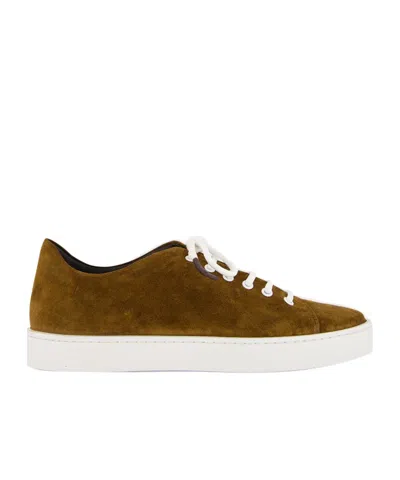 MANOLO BLAHNIK LACE-UP LOW-CUT CASUAL SHOES