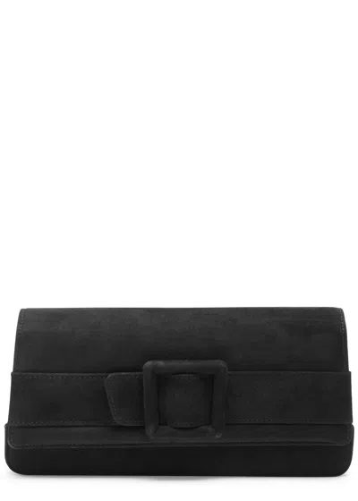 MANOLO BLAHNIK MANOLO BLAHNIK MAYGOT SUEDE CLUTCH