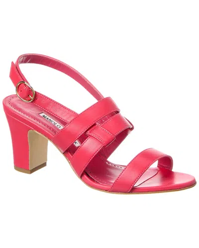 MANOLO BLAHNIK MANOLO BLAHNIK MEMARHI 70 LEATHER SANDAL