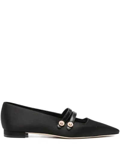 MANOLO BLAHNIK POLMANA POINTED-TOE BALLET FLATS