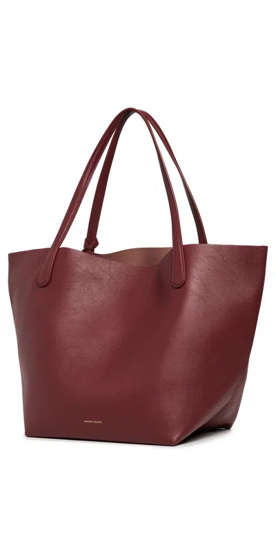 MANSUR GAVRIEL EVERYDAY SOFT TOTE OXBLOOD/ROSEWOOD