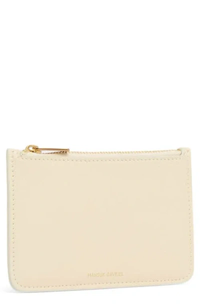 MANSUR GAVRIEL MANSUR GAVRIEL LEATHER ZIP CARD HOLDER