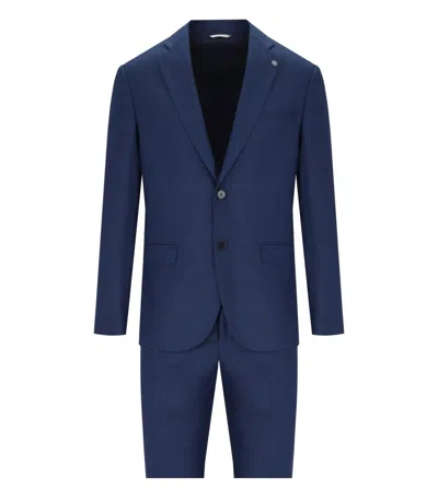 MANUEL RITZ MANUEL RITZ BLUE SUIT