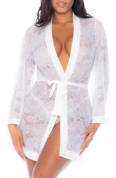 MAPALÉ MAPALE PLUNGE LACE ROBE
