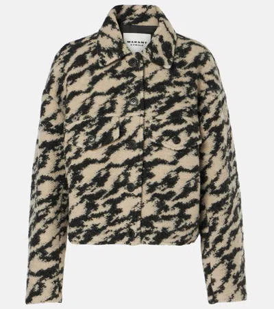 ISABEL MARANT ÉTOILE FERIDA PRINTED WOOL-BLEND JACKET