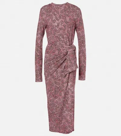 ISABEL MARANT ÉTOILE LISY JERSEY WRAP DRESS