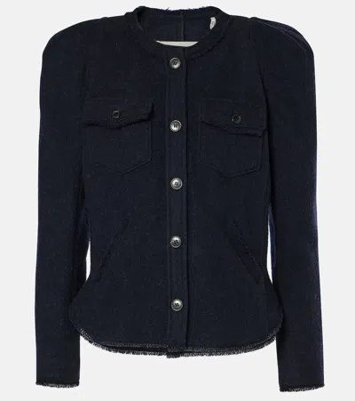 ISABEL MARANT ÉTOILE NELLY WOOL-BLEND JACKET