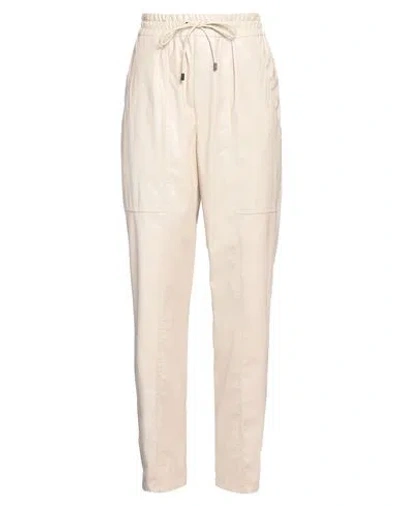 ISABEL MARANT ÉTOILE MARANT ÉTOILE WOMAN PANTS IVORY SIZE 4 POLYESTER, POLYURETHANE