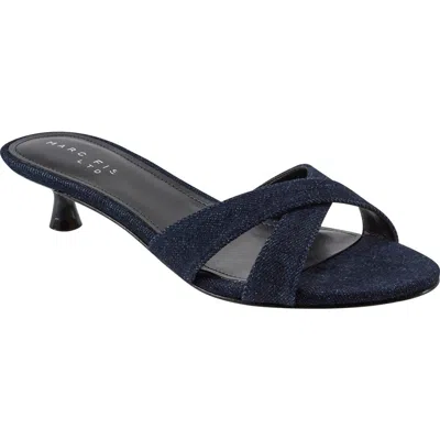 MARC FISHER LTD MARC FISHER LTD TRACEY KITTEN HEEL SLIDE SANDAL