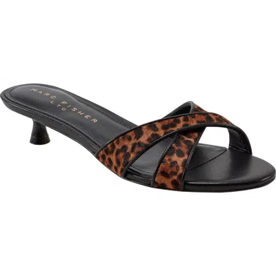 MARC FISHER LTD MARC FISHER LTD TRACEY KITTEN HEEL SLIDE SANDAL