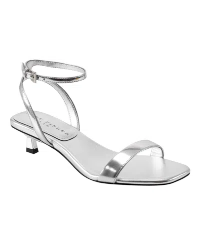 MARC FISHER LTD WOMEN'S ALONA KITTEN HEEL SANDALS