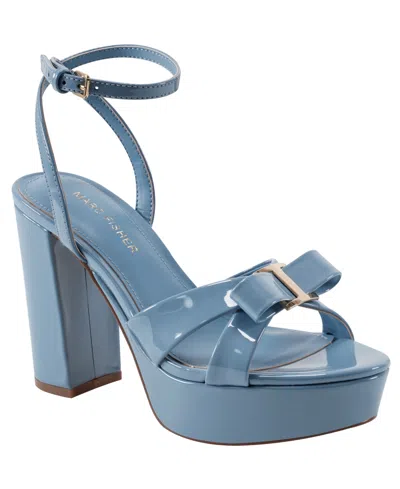 MARC FISHER WOMEN'S DAISEE BLOCK HEEL PLATFORM SANDALS