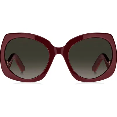 MARC JACOBS MARC JACOBS 57MM GRADIENT BUTTERFLY SUNGLASSES