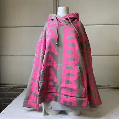MARC JACOBS MARC JACOBS C632P26SP22-296 MONOGRAM OVERSIZED HOODIE WOMEN'S SIZE SMA