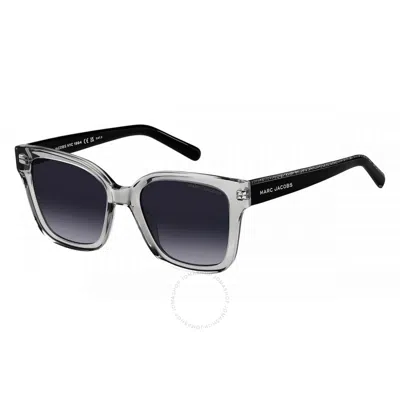 MARC JACOBS MARC JACOBS DARK GREY SHADED SQUARE LADIES SUNGLASSES MARC 458/S 0KB7/9O 53