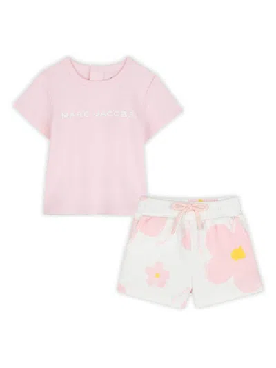 MARC JACOBS FLORAL-PRINT T-SHIRT AND SHORTS SET