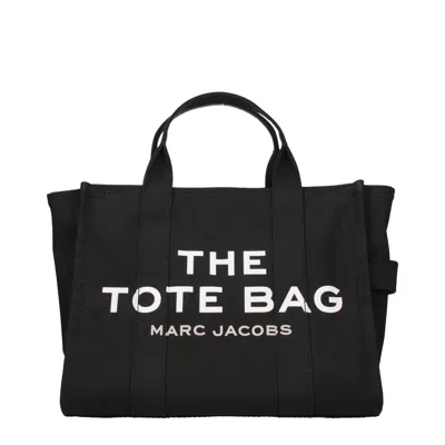 MARC JACOBS MARC JACOBS BORSE A MANO THE TOTE BAG DONNA TESSUTO NERO