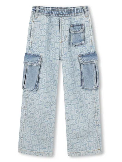 MARC JACOBS LOGO-PRINT JEANS