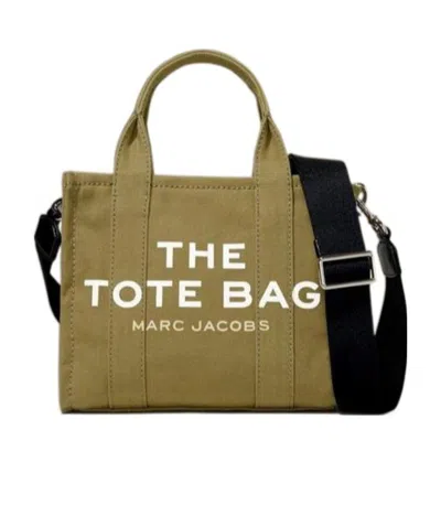 MARC JACOBS MARC JACOBS LOGO PRINTED ZIP-UP SMALL TOTE BAG