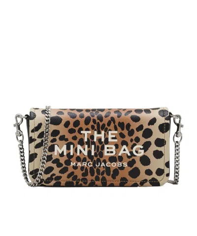 MARC JACOBS MARC JACOBS THE CHEETAH CHAIN LEOPARD PRINTED MINI SHOULDER BAG