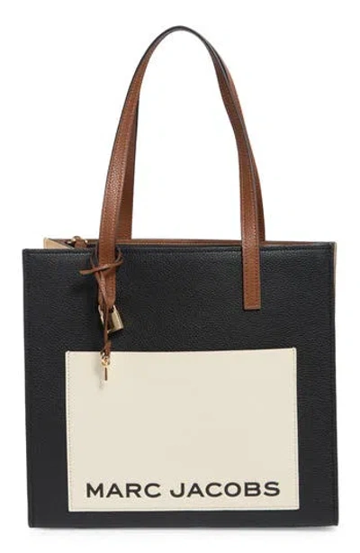 MARC JACOBS MARC JACOBS MINI GRIND LEATHER TOTE