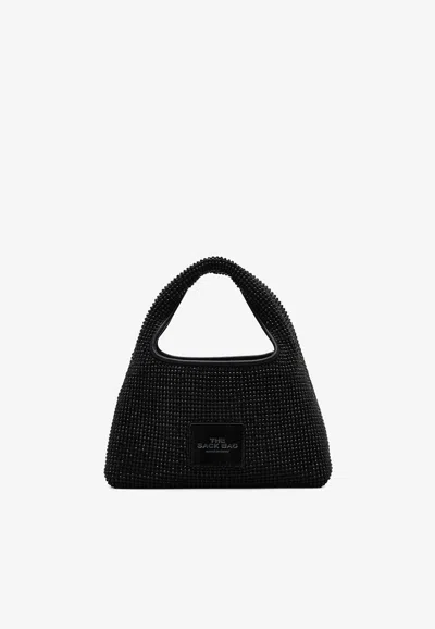 MARC JACOBS MINI RHINESTONE EMBELLISHED SACK BAG