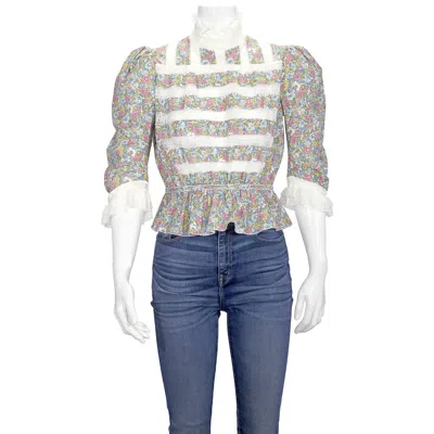 MARC JACOBS MARC JACOBS MULTICOLOR VICTORIAN BLOUSE