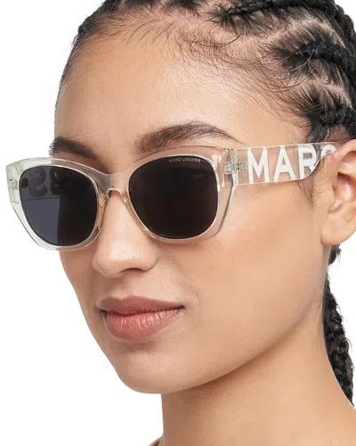 MARC JACOBS RECTANGLE SUNGLASSES, 54MM